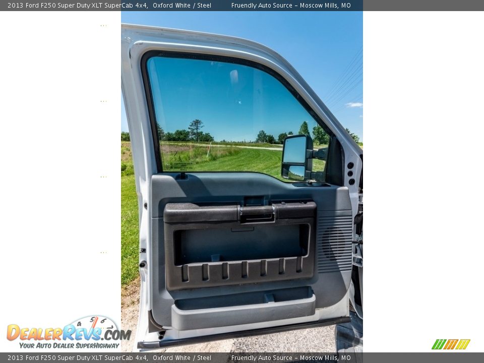 2013 Ford F250 Super Duty XLT SuperCab 4x4 Oxford White / Steel Photo #23