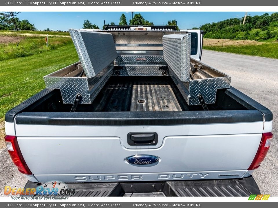 2013 Ford F250 Super Duty XLT SuperCab 4x4 Oxford White / Steel Photo #27