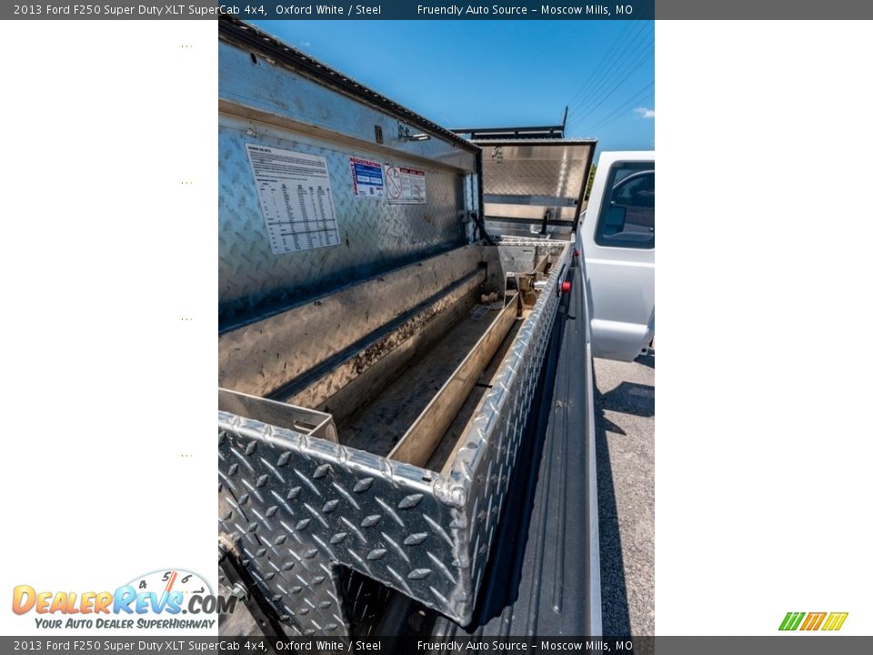 2013 Ford F250 Super Duty XLT SuperCab 4x4 Oxford White / Steel Photo #28