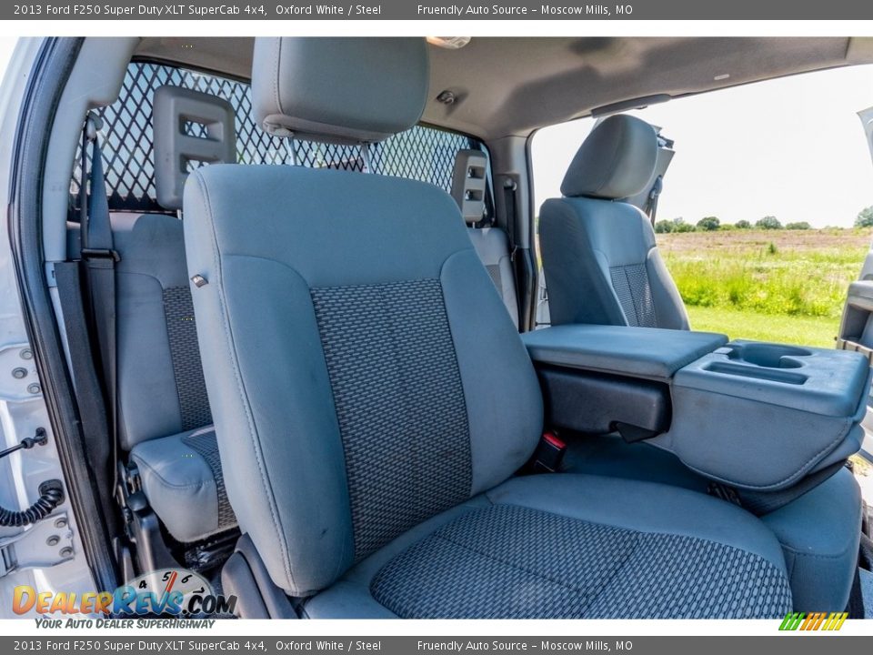2013 Ford F250 Super Duty XLT SuperCab 4x4 Oxford White / Steel Photo #34