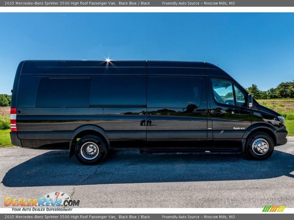 Black Blue 2015 Mercedes-Benz Sprinter 3500 High Roof Passenger Van Photo #3