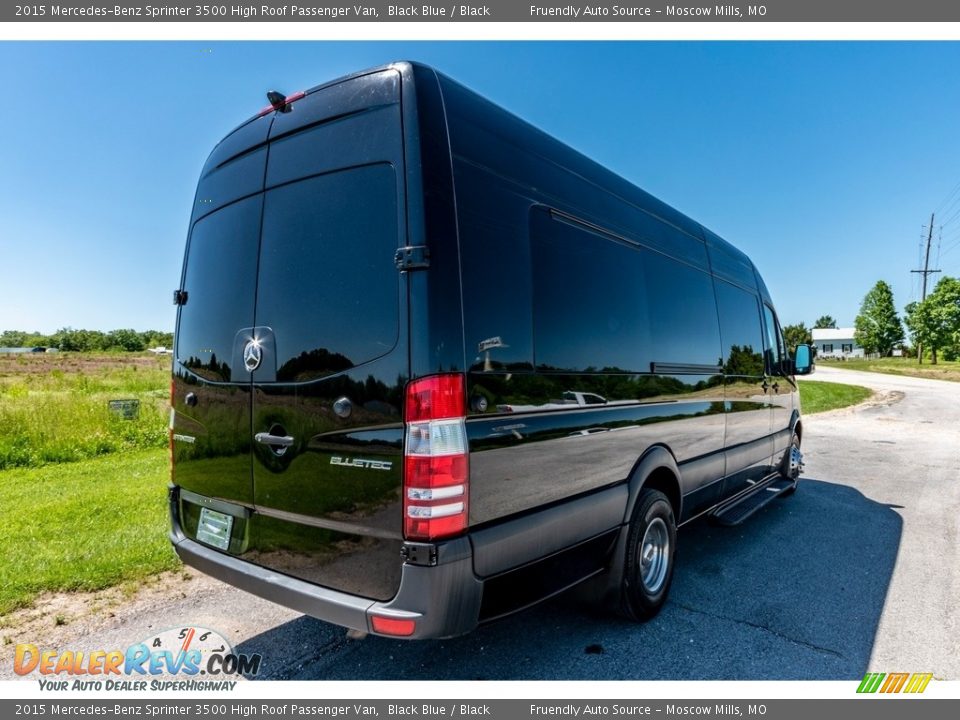 Black Blue 2015 Mercedes-Benz Sprinter 3500 High Roof Passenger Van Photo #4