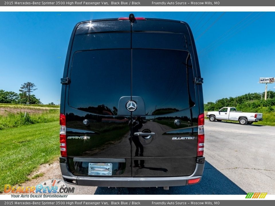 2015 Mercedes-Benz Sprinter 3500 High Roof Passenger Van Black Blue / Black Photo #5