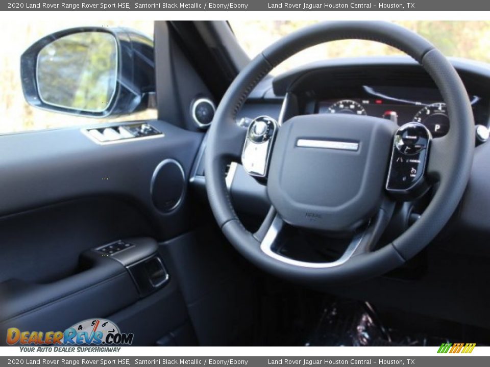 2020 Land Rover Range Rover Sport HSE Santorini Black Metallic / Ebony/Ebony Photo #29
