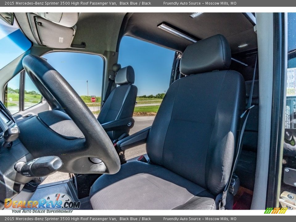 2015 Mercedes-Benz Sprinter 3500 High Roof Passenger Van Black Blue / Black Photo #19