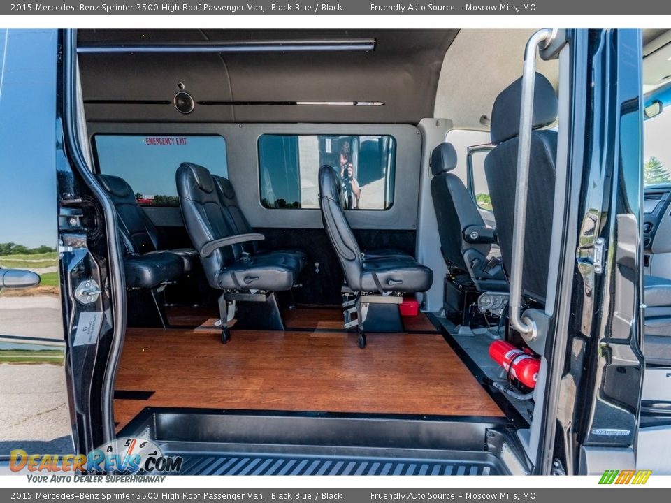 Rear Seat of 2015 Mercedes-Benz Sprinter 3500 High Roof Passenger Van Photo #26