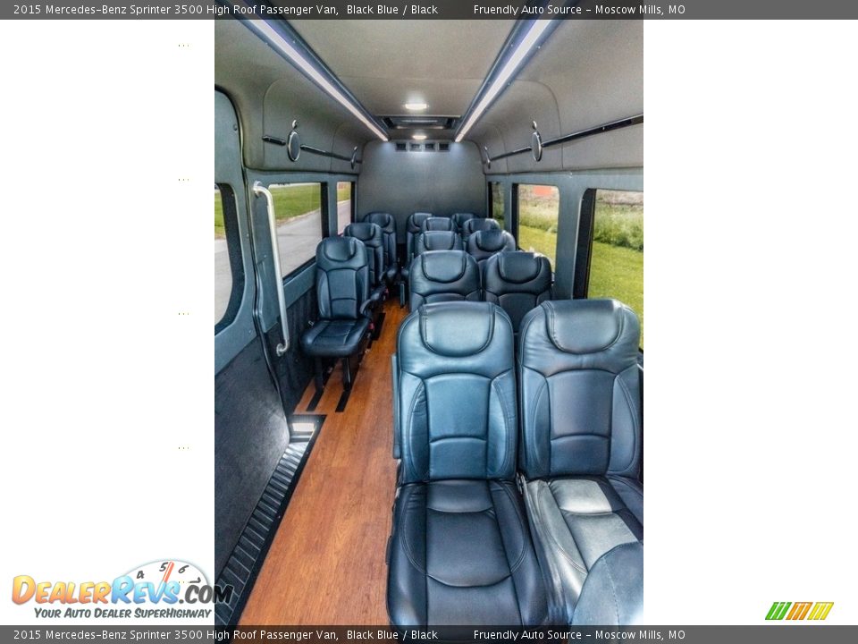 Rear Seat of 2015 Mercedes-Benz Sprinter 3500 High Roof Passenger Van Photo #27