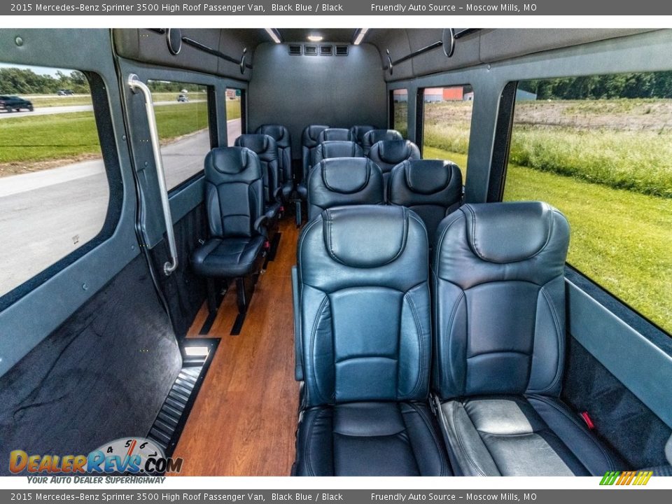 Rear Seat of 2015 Mercedes-Benz Sprinter 3500 High Roof Passenger Van Photo #28