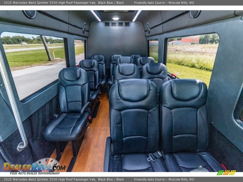 Rear Seat of 2015 Mercedes-Benz Sprinter 3500 High Roof Passenger Van Photo #29