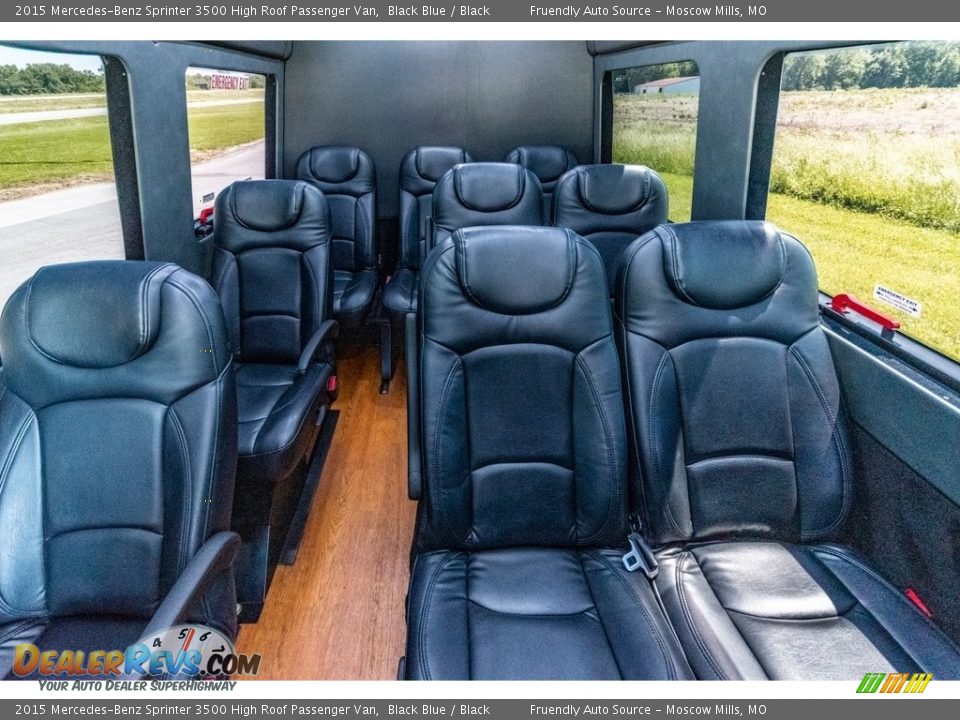 Rear Seat of 2015 Mercedes-Benz Sprinter 3500 High Roof Passenger Van Photo #30
