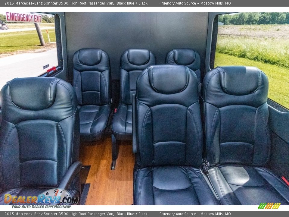 Rear Seat of 2015 Mercedes-Benz Sprinter 3500 High Roof Passenger Van Photo #31