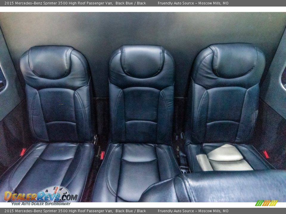 Rear Seat of 2015 Mercedes-Benz Sprinter 3500 High Roof Passenger Van Photo #32
