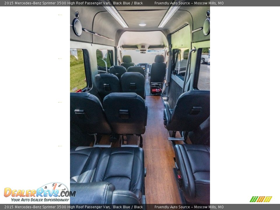 Rear Seat of 2015 Mercedes-Benz Sprinter 3500 High Roof Passenger Van Photo #33