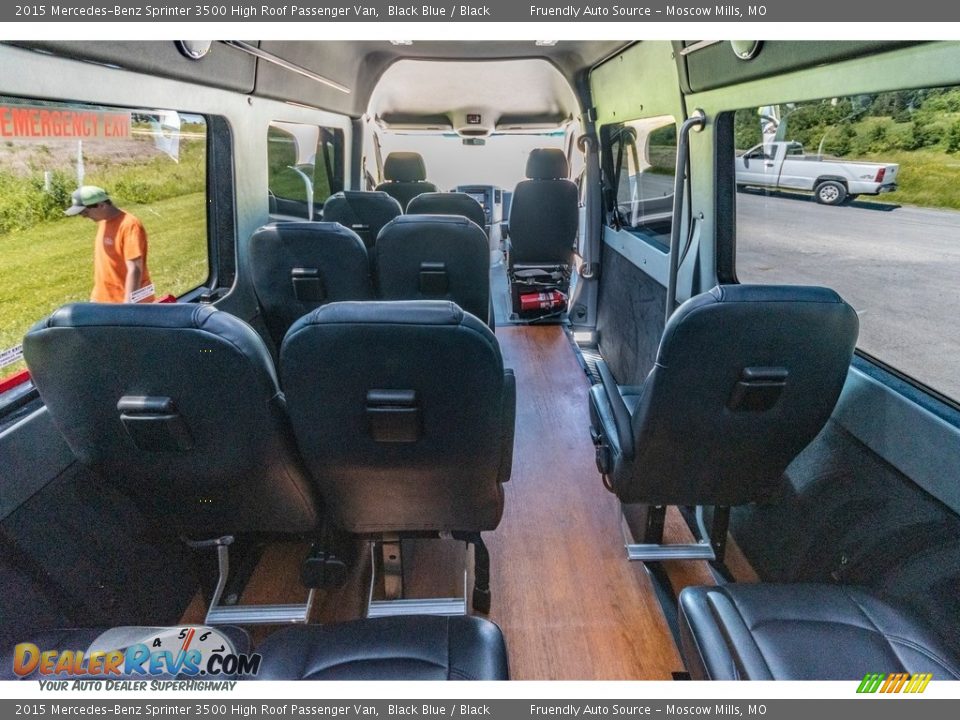 Rear Seat of 2015 Mercedes-Benz Sprinter 3500 High Roof Passenger Van Photo #34