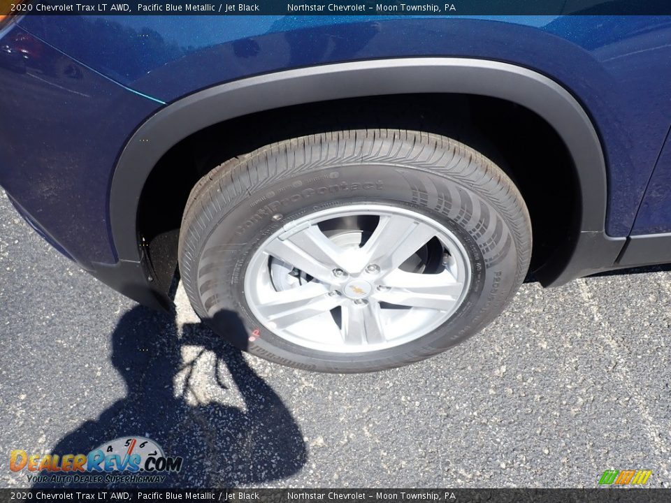 2020 Chevrolet Trax LT AWD Pacific Blue Metallic / Jet Black Photo #2