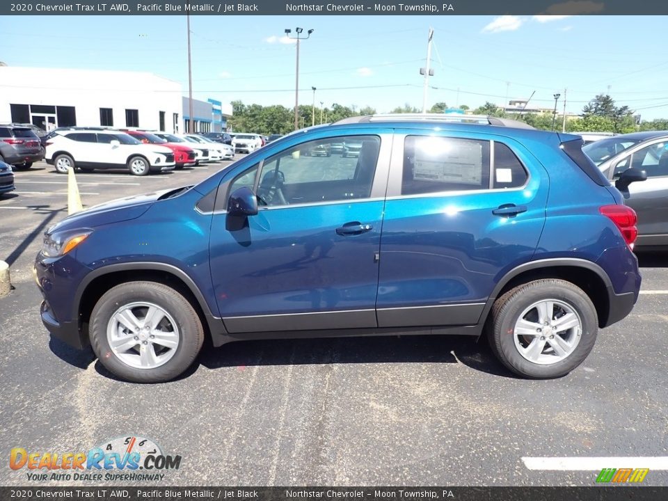 2020 Chevrolet Trax LT AWD Pacific Blue Metallic / Jet Black Photo #3