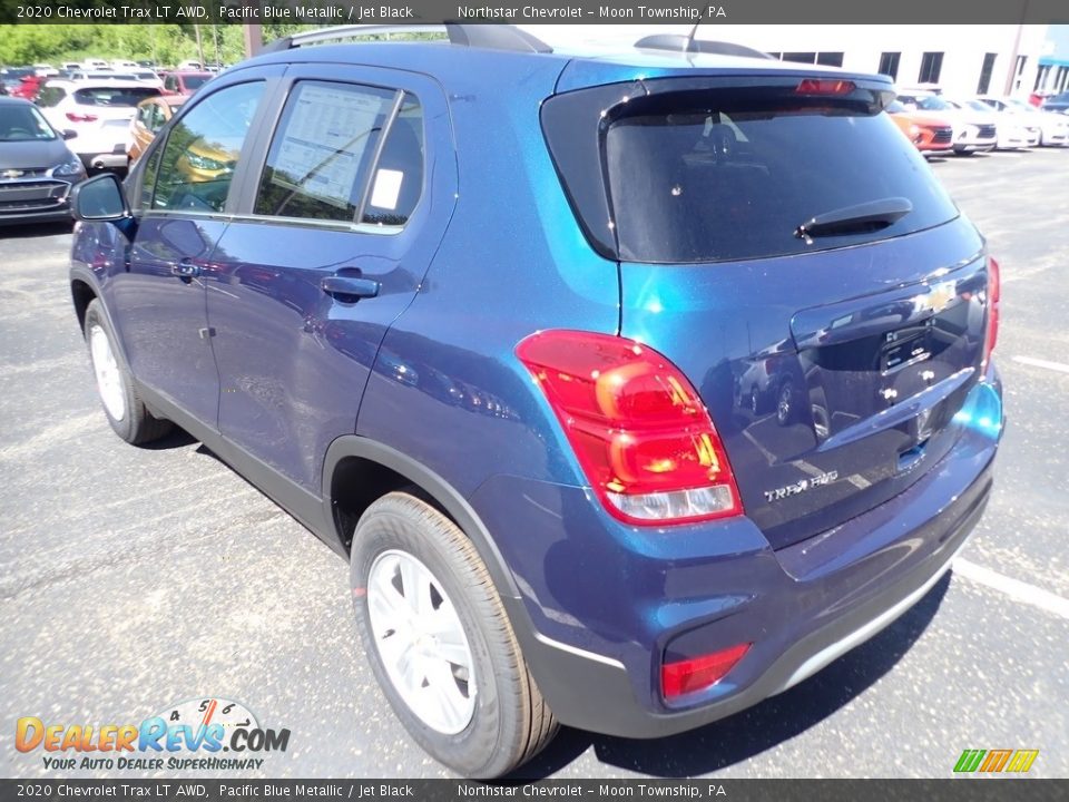 2020 Chevrolet Trax LT AWD Pacific Blue Metallic / Jet Black Photo #4