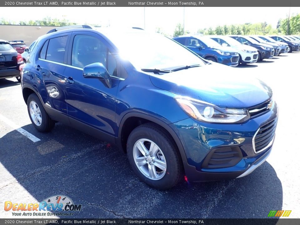 2020 Chevrolet Trax LT AWD Pacific Blue Metallic / Jet Black Photo #8
