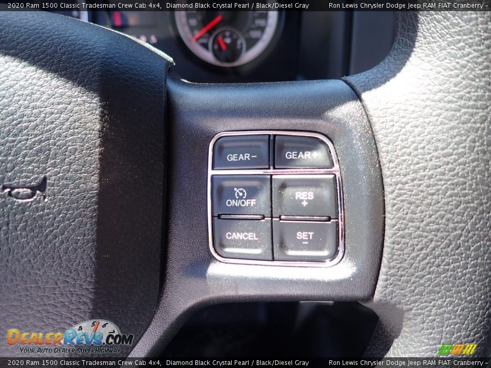 2020 Ram 1500 Classic Tradesman Crew Cab 4x4 Diamond Black Crystal Pearl / Black/Diesel Gray Photo #19