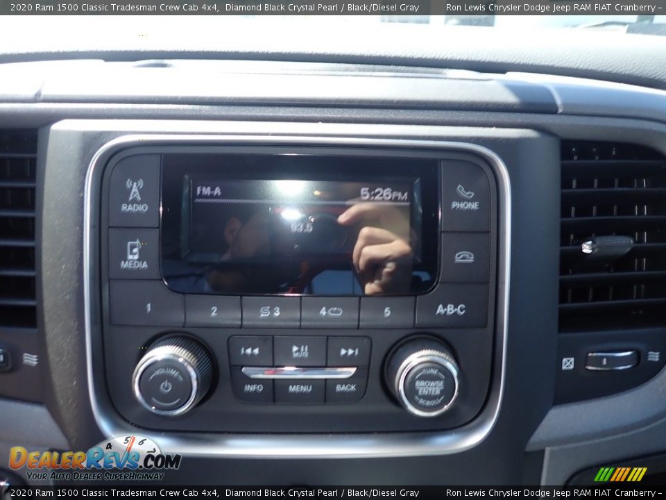 2020 Ram 1500 Classic Tradesman Crew Cab 4x4 Diamond Black Crystal Pearl / Black/Diesel Gray Photo #20