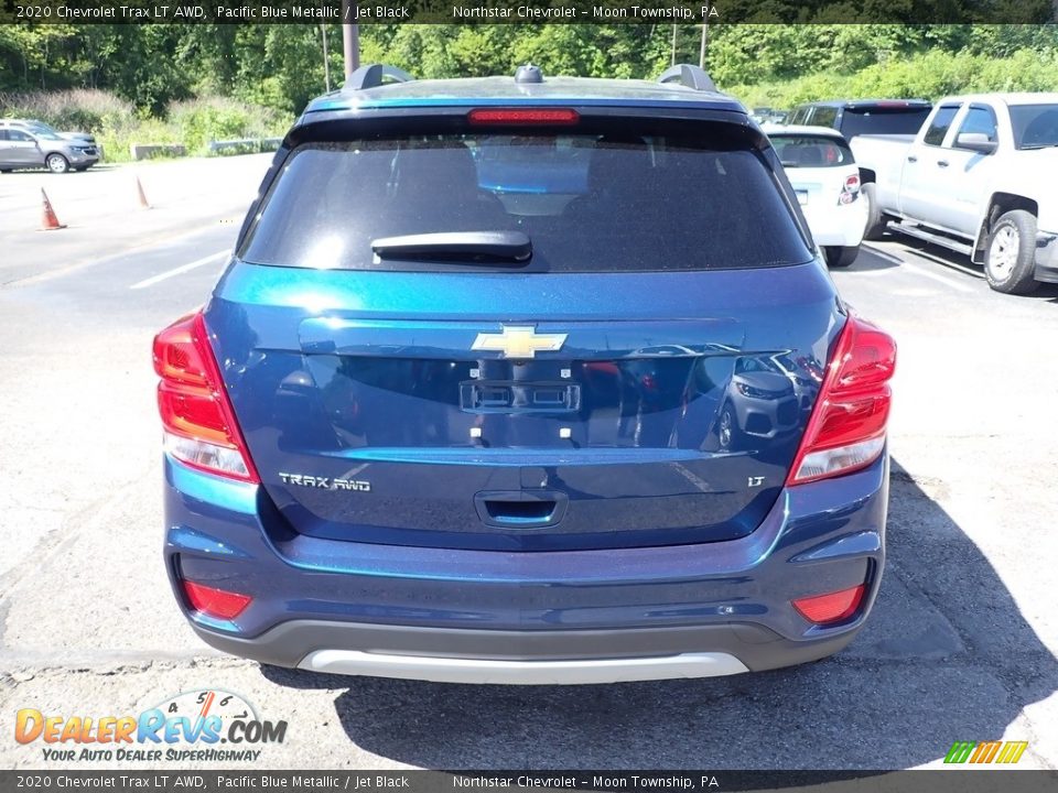 2020 Chevrolet Trax LT AWD Pacific Blue Metallic / Jet Black Photo #4