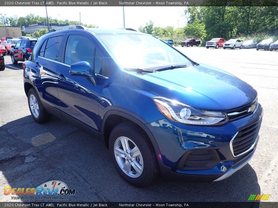 2020 Chevrolet Trax LT AWD Pacific Blue Metallic / Jet Black Photo #7