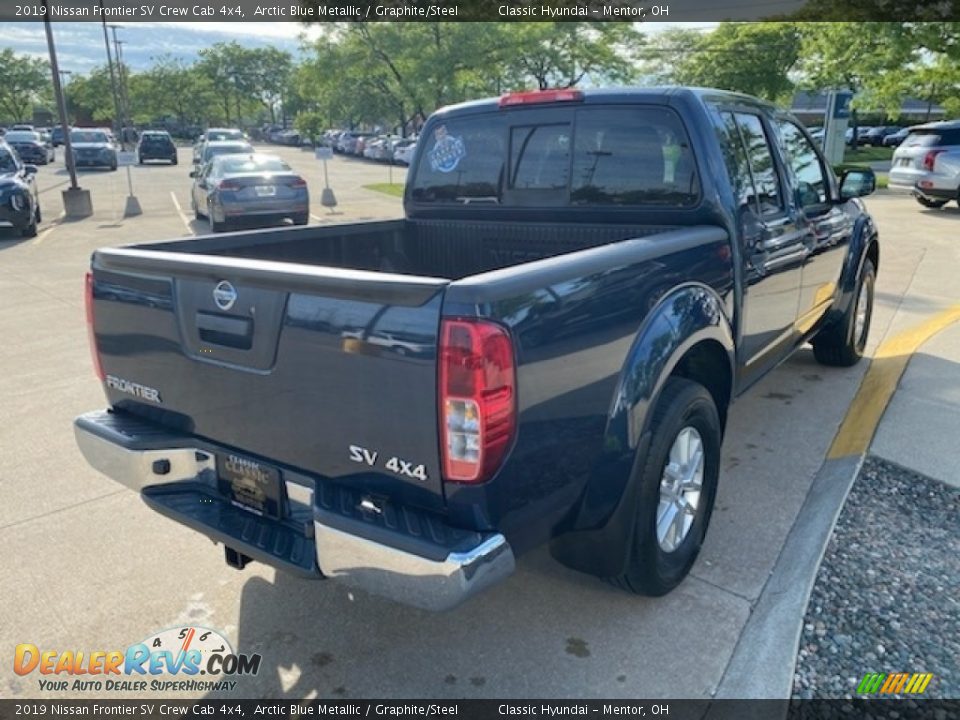 2019 Nissan Frontier SV Crew Cab 4x4 Arctic Blue Metallic / Graphite/Steel Photo #2