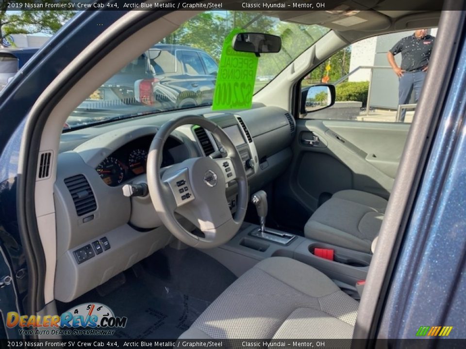 2019 Nissan Frontier SV Crew Cab 4x4 Arctic Blue Metallic / Graphite/Steel Photo #3