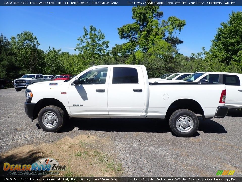 2020 Ram 2500 Tradesman Crew Cab 4x4 Bright White / Black/Diesel Gray Photo #3