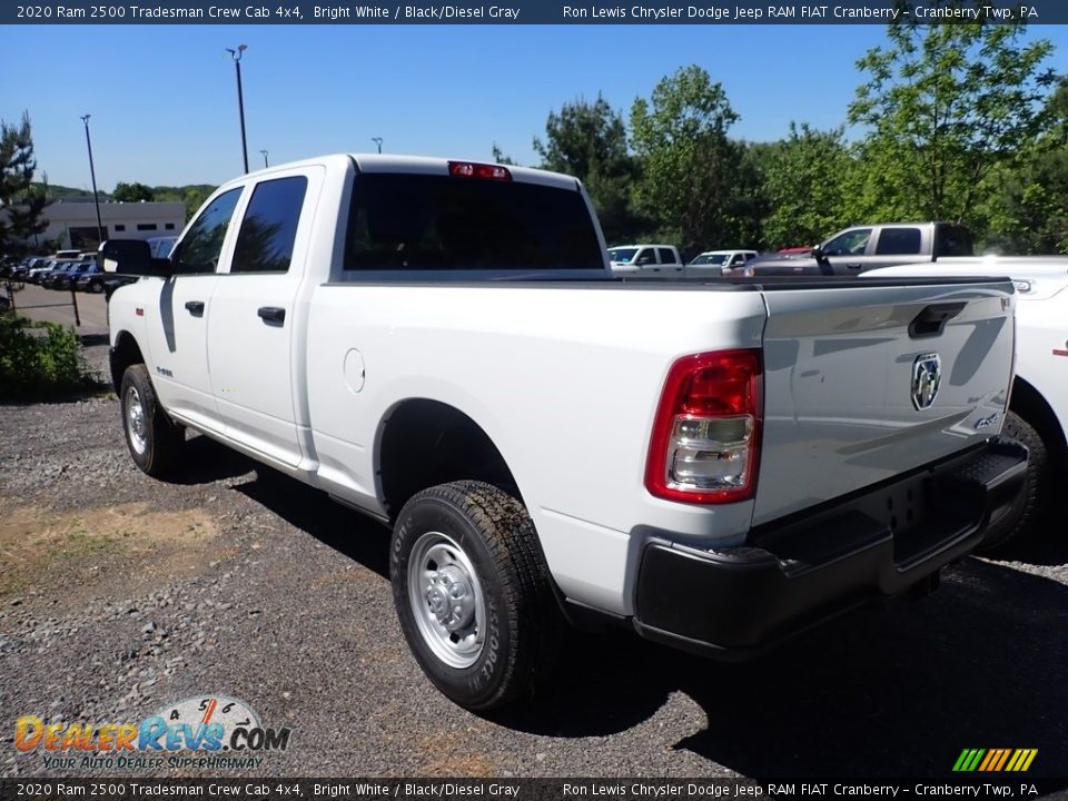 2020 Ram 2500 Tradesman Crew Cab 4x4 Bright White / Black/Diesel Gray Photo #4