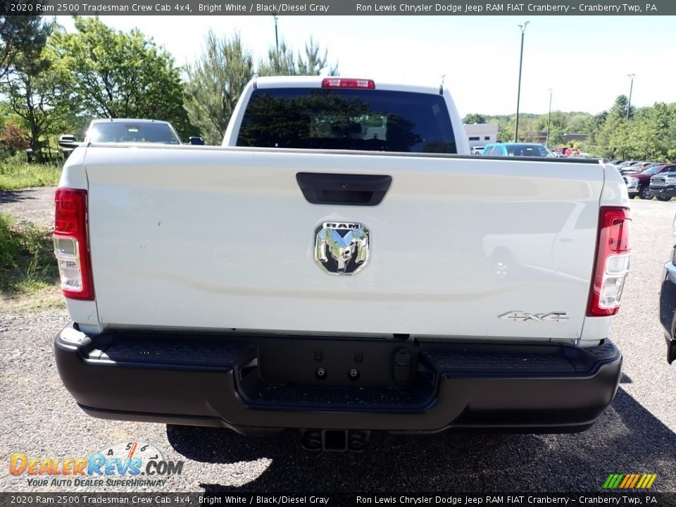 2020 Ram 2500 Tradesman Crew Cab 4x4 Bright White / Black/Diesel Gray Photo #5