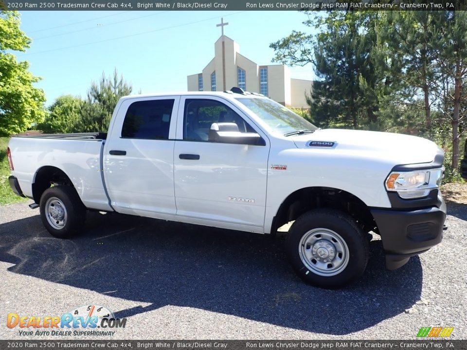2020 Ram 2500 Tradesman Crew Cab 4x4 Bright White / Black/Diesel Gray Photo #6