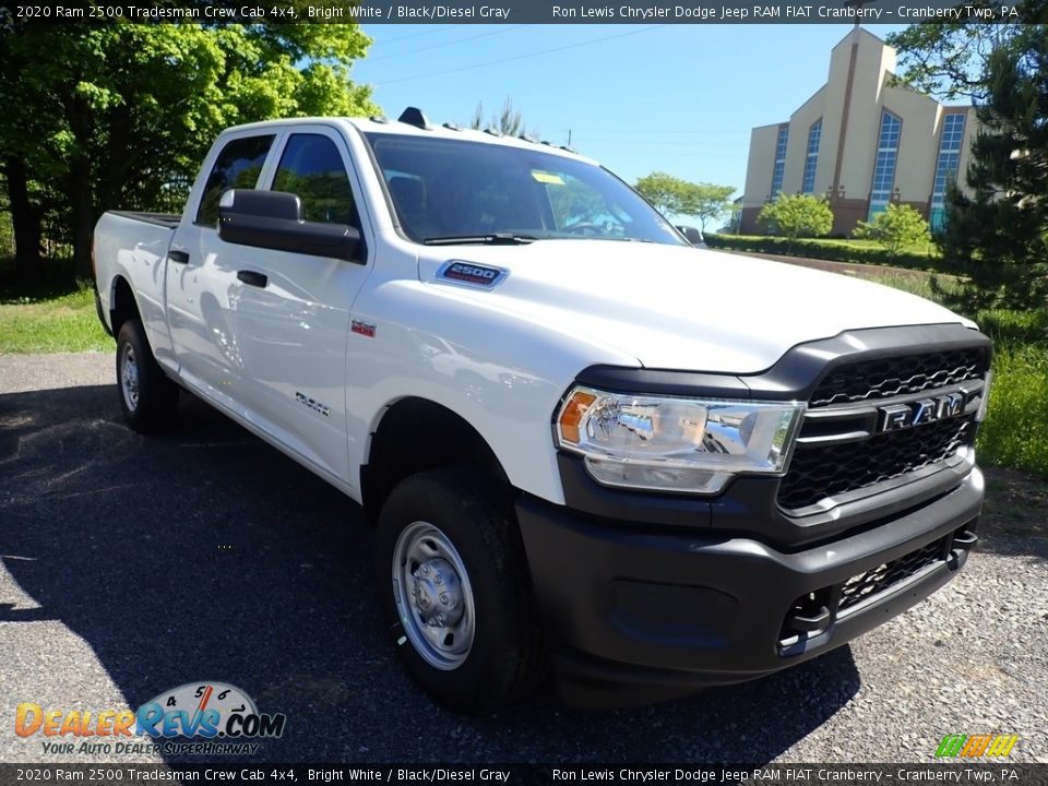 2020 Ram 2500 Tradesman Crew Cab 4x4 Bright White / Black/Diesel Gray Photo #7