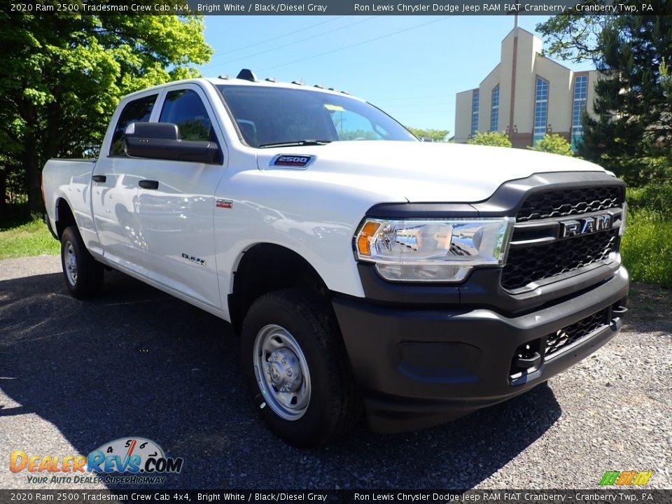 2020 Ram 2500 Tradesman Crew Cab 4x4 Bright White / Black/Diesel Gray Photo #8