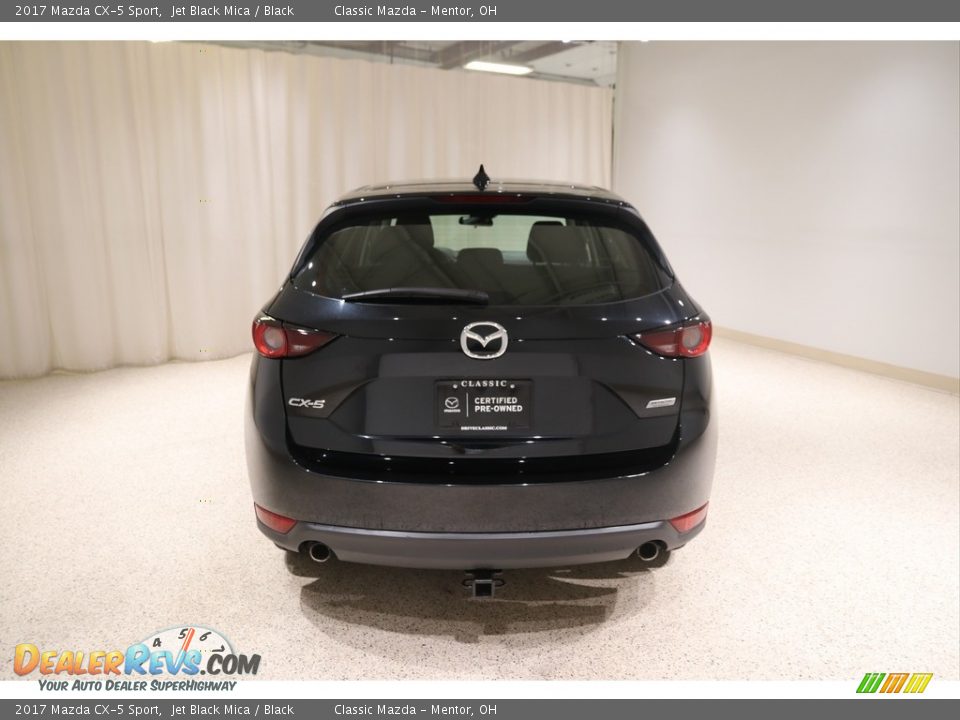 2017 Mazda CX-5 Sport Jet Black Mica / Black Photo #4