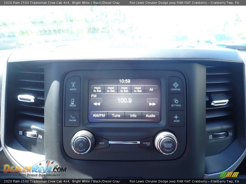 2020 Ram 2500 Tradesman Crew Cab 4x4 Bright White / Black/Diesel Gray Photo #15