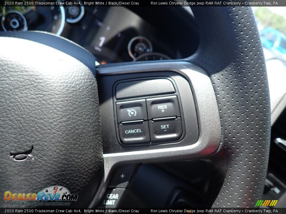 2020 Ram 2500 Tradesman Crew Cab 4x4 Bright White / Black/Diesel Gray Photo #17
