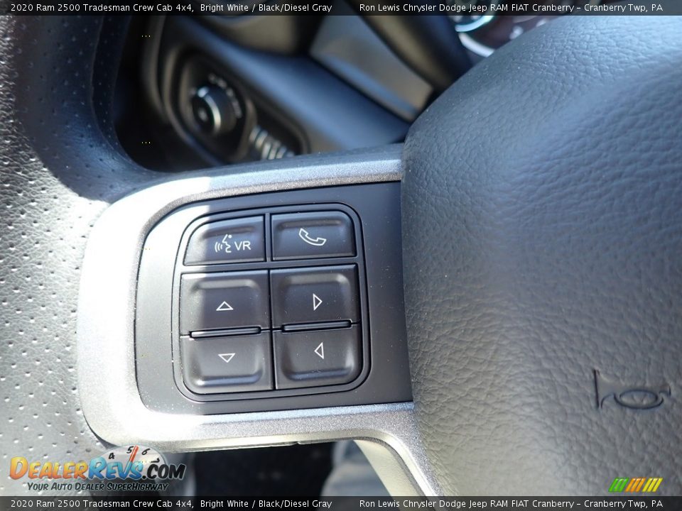 2020 Ram 2500 Tradesman Crew Cab 4x4 Bright White / Black/Diesel Gray Photo #18