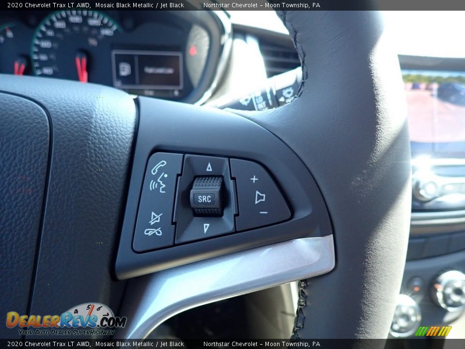2020 Chevrolet Trax LT AWD Mosaic Black Metallic / Jet Black Photo #17