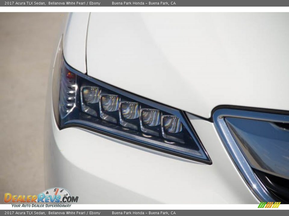 2017 Acura TLX Sedan Bellanova White Pearl / Ebony Photo #6