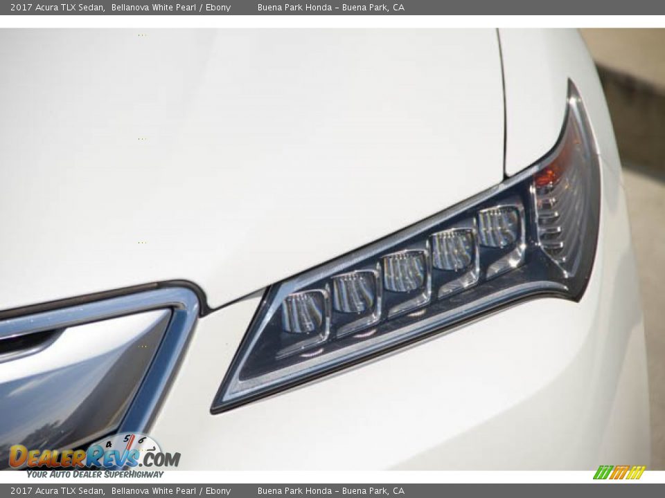 2017 Acura TLX Sedan Bellanova White Pearl / Ebony Photo #7