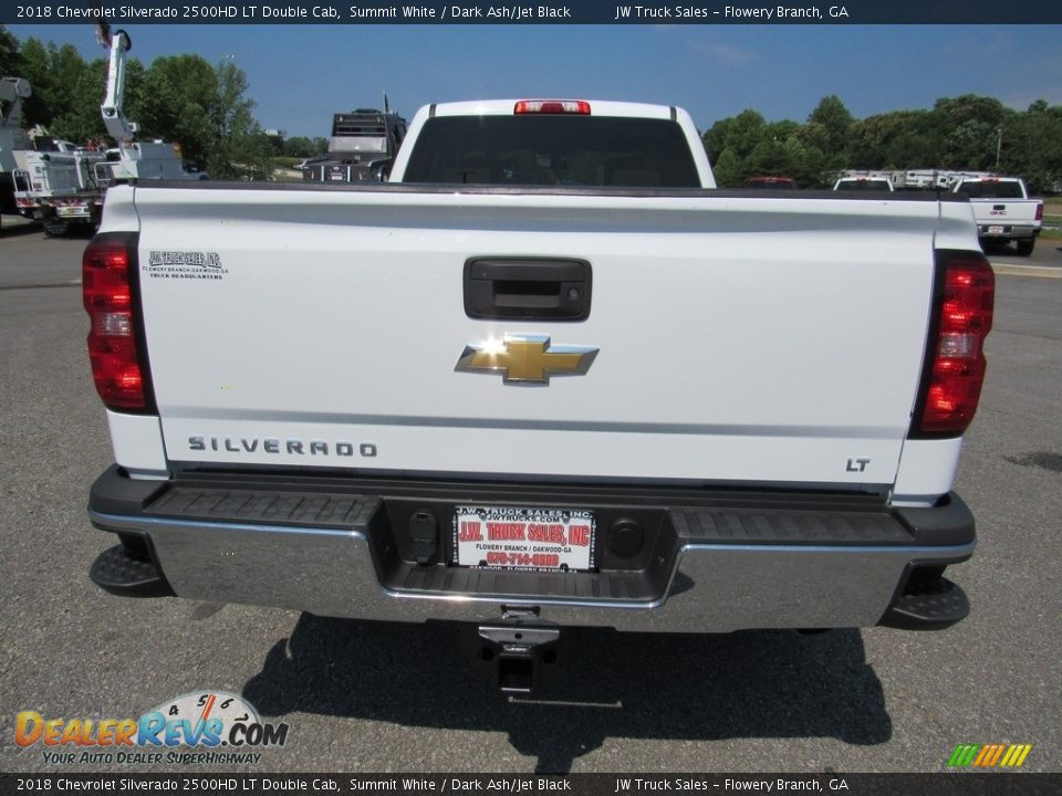 2018 Chevrolet Silverado 2500HD LT Double Cab Summit White / Dark Ash/Jet Black Photo #2