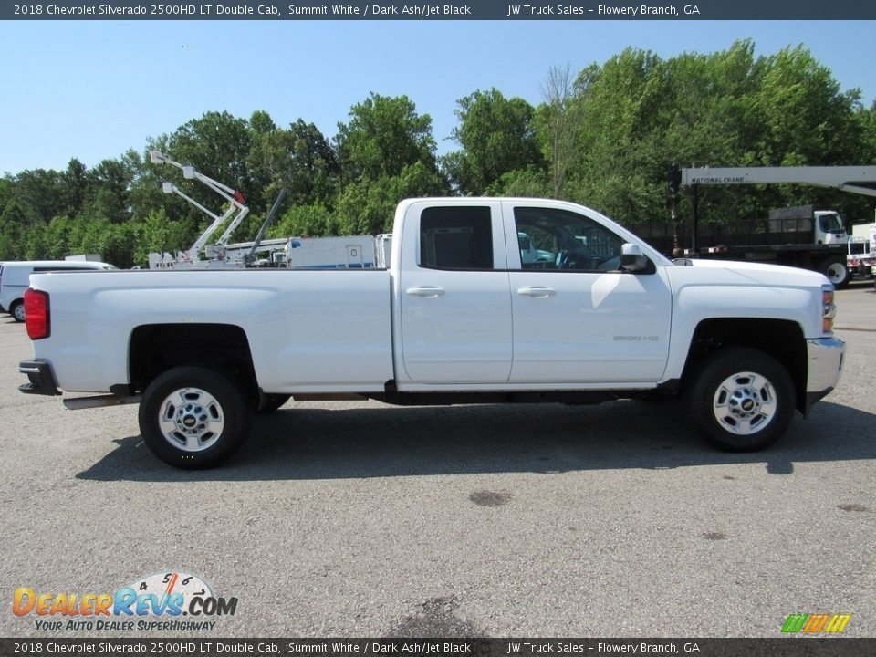 2018 Chevrolet Silverado 2500HD LT Double Cab Summit White / Dark Ash/Jet Black Photo #4