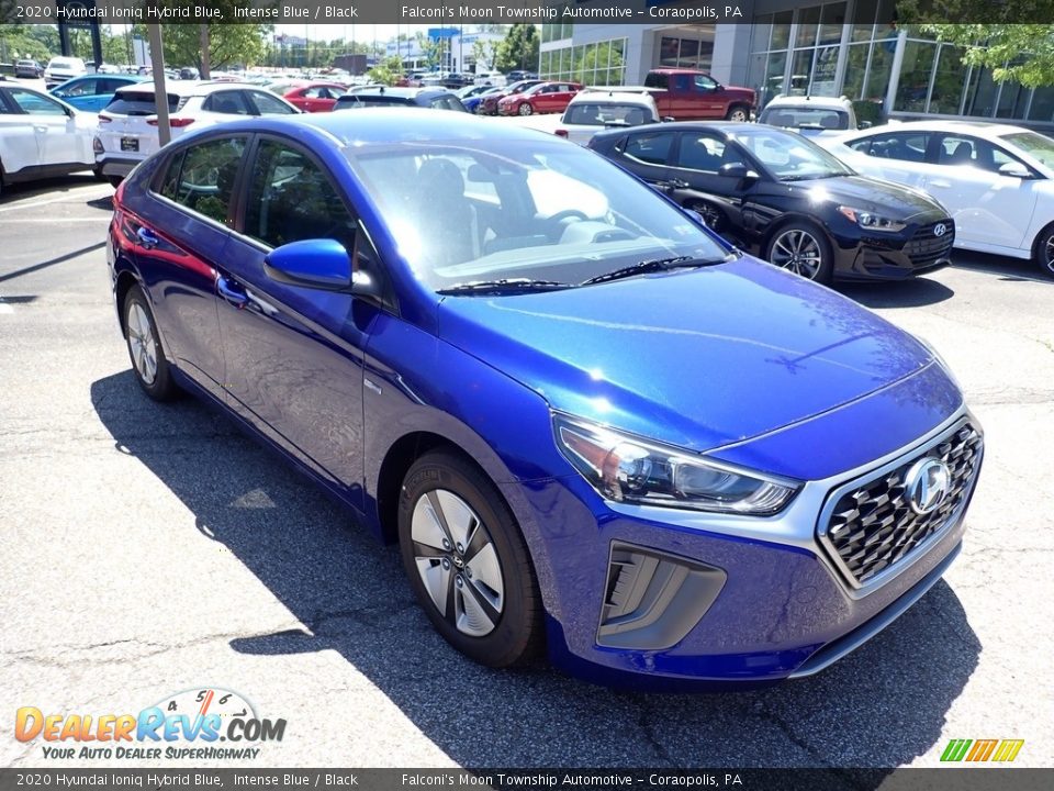 2020 Hyundai Ioniq Hybrid Blue Intense Blue / Black Photo #3