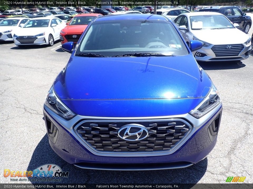 2020 Hyundai Ioniq Hybrid Blue Intense Blue / Black Photo #4