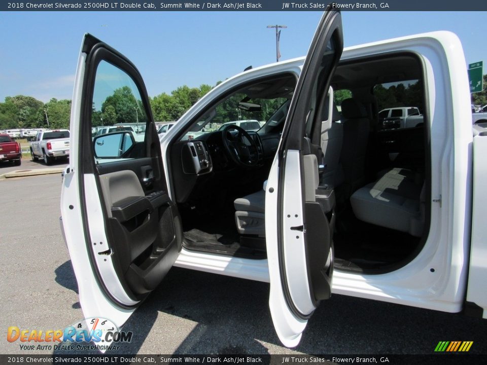 2018 Chevrolet Silverado 2500HD LT Double Cab Summit White / Dark Ash/Jet Black Photo #7