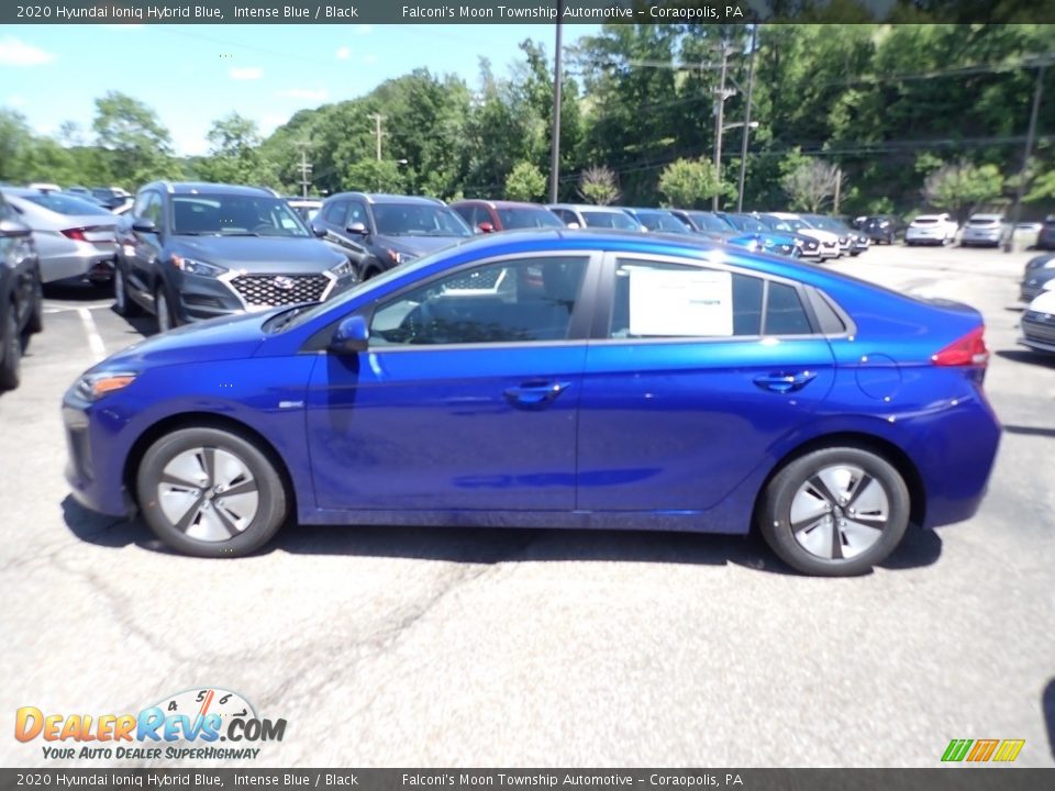 2020 Hyundai Ioniq Hybrid Blue Intense Blue / Black Photo #6