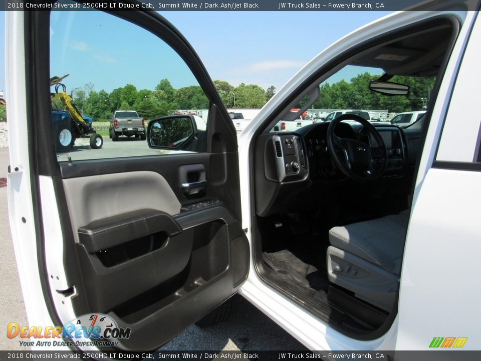 2018 Chevrolet Silverado 2500HD LT Double Cab Summit White / Dark Ash/Jet Black Photo #8