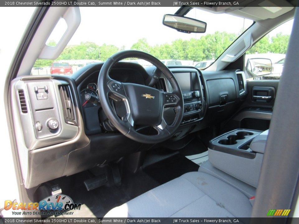 2018 Chevrolet Silverado 2500HD LT Double Cab Summit White / Dark Ash/Jet Black Photo #11