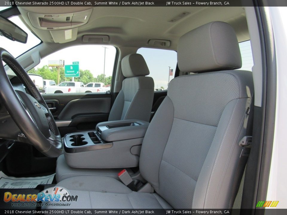 2018 Chevrolet Silverado 2500HD LT Double Cab Summit White / Dark Ash/Jet Black Photo #13